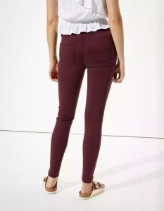 Jeans American Eagle Mexico Tienda Oficial - AE Lu(x)e Ripped High V-Rise  Jegging Mujer Multicolor