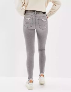 Jeans American Eagle Mujer Grises M Mexico Online - Comprar